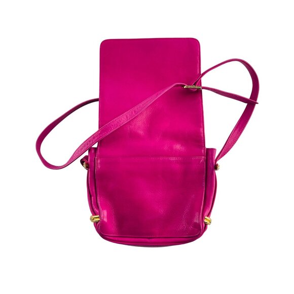 Tignanello Pink Crossbody Bag With Adjustable Strap & Zipper Pocket - Picture 4 of 6